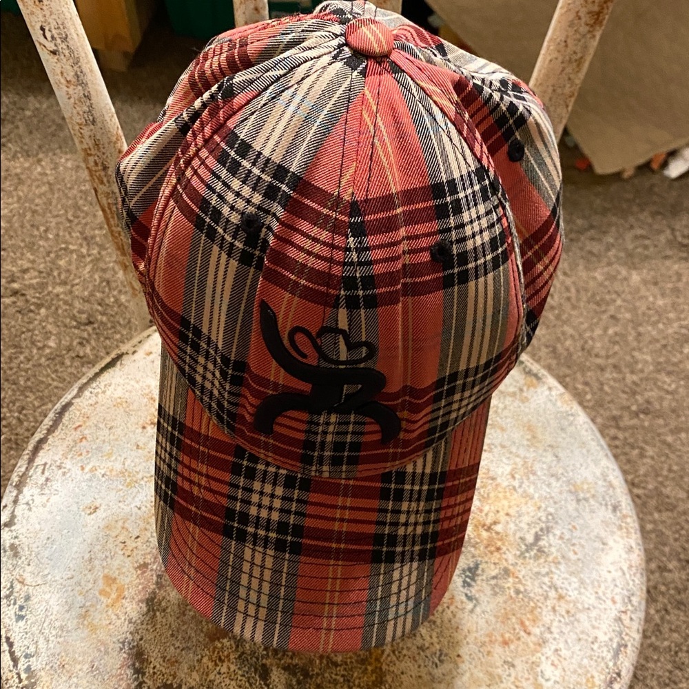 Hooey Plaid flex fit cap